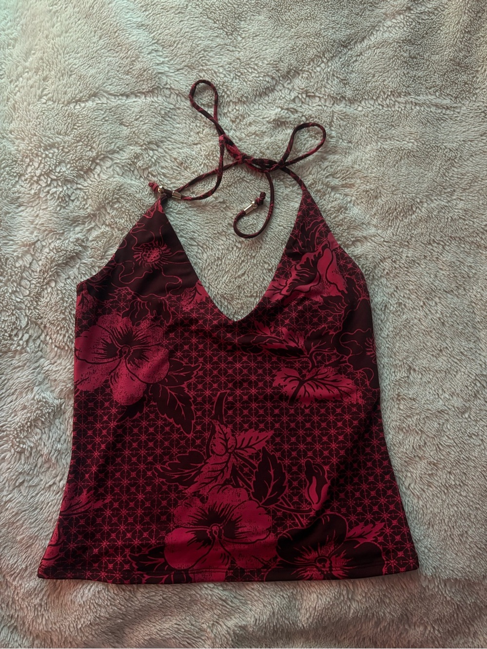 Abercrombie Floral Halter Cami Top